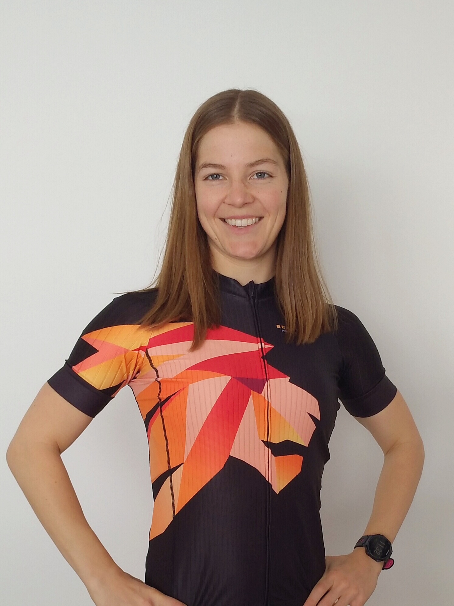 Sarahs Face in Beastmode Tricot